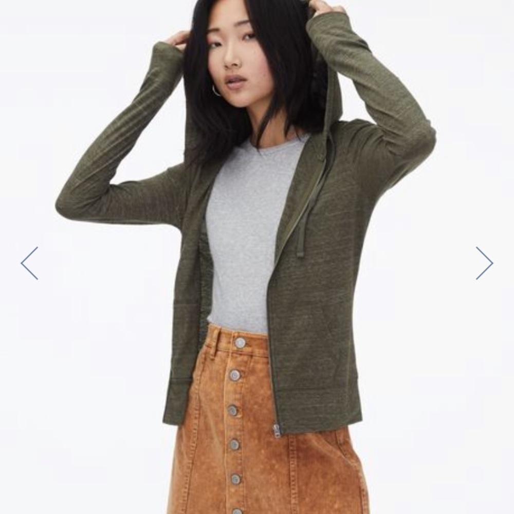 AEROPOSTALE green zip up sweatshirt​